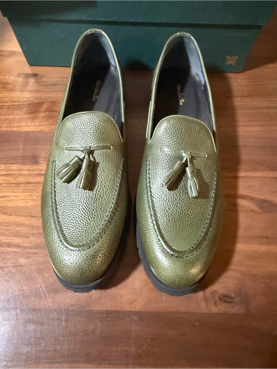 Aimé Leon Dore ALD Aime Chicco Riso Green Tassel Loafers Men’s Size 11 main image 5